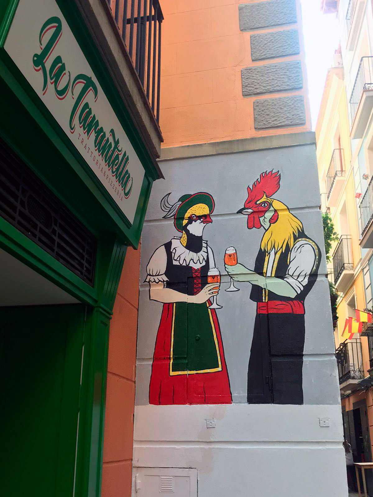 Imagen Corporativa Zaragoza. Diseño gráfico. Diseño rótulo y mural. Logotipo La Tarantella. Tarjetas corporativas. Cartas Restaurante. Dípticos. Trípticos. Catálogos. Papelería. Tarjetas. Packaging. Zaragoza. Diseño de Imagen Corporativa Zaragoza