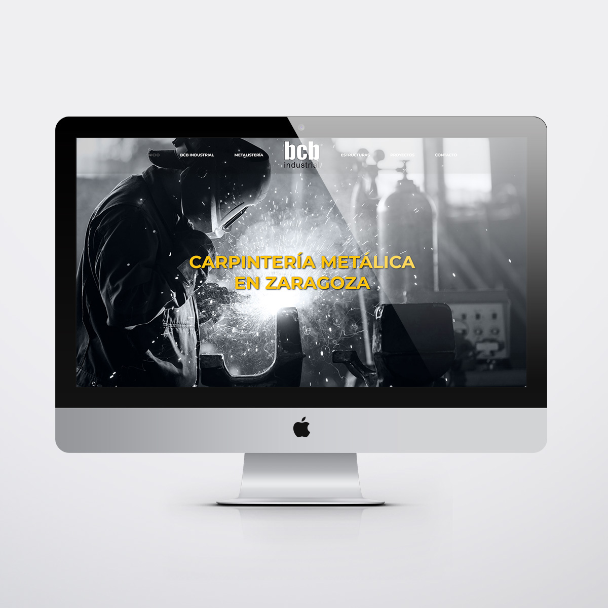 Diseño páginas web en Zaragoza. Intermedio 2.0. Diseño página web BCB Industrial. Posicionamiento web en buscadores. Google.