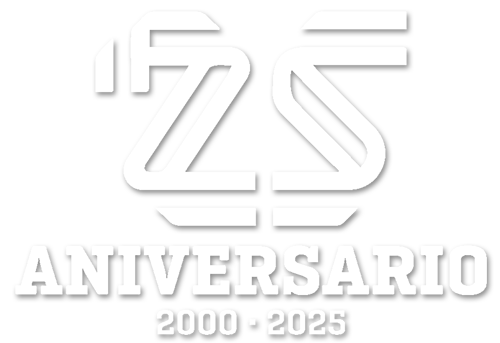 Logotipo 25 Aniversario Intermedio 2.0 Diseño Web Zaragoza. 25 Aniversario Intermedio 2.0